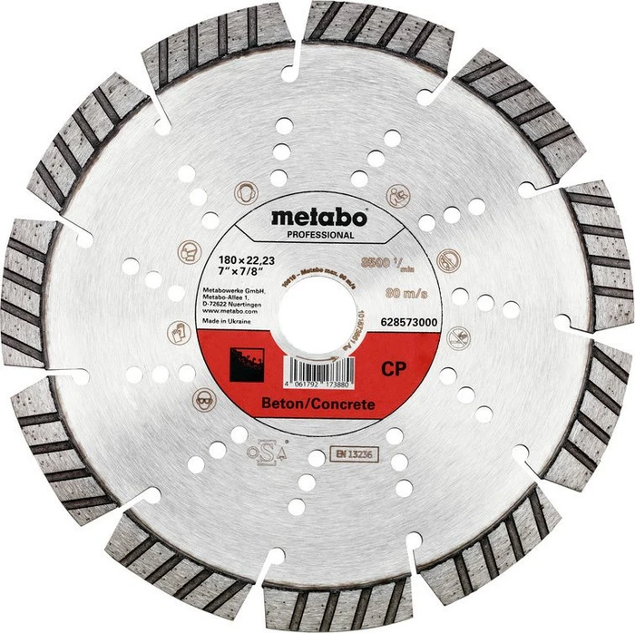 Metabo Professional CP Diamanttrennscheibe, 180x2.6x22.23mm, 1 Stück