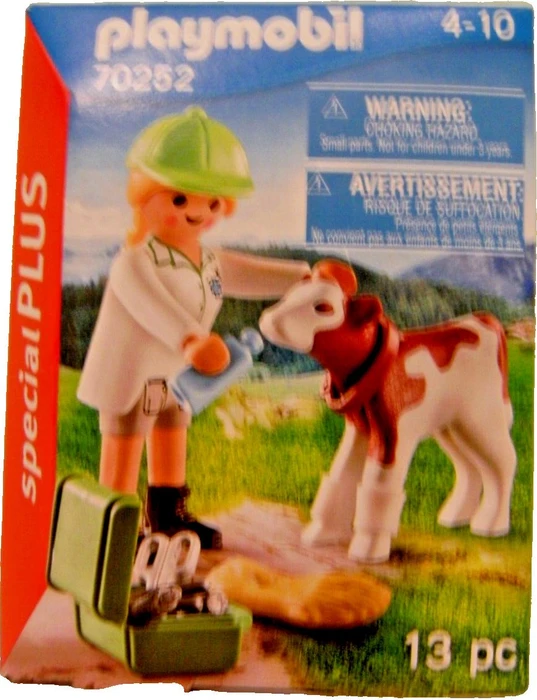 playmobil Special Plus Tierärztin mit Kälbchen