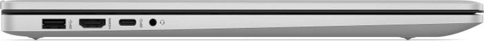 HP Laptop 17-cp2163ng, Natural Silver, Ryzen 5 7520U, 16GB RAM, 512GB SSD, DE