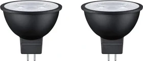 Paulmann LED Reflektor 6.5W/827 GU5.3 schwarz matt