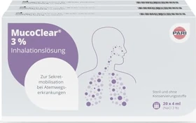 Pari Mucoclear 3% NaCl Inhalationslösung Ampullen, 240ml (60x 4ml)
