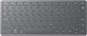 Lenovo Wireless Multi-Device Keyboard, Luna Grey, USB/Bluetooth, US (ZG38C05813)
