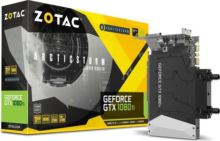 Zotac GeForce GTX 1080 Ti ArcticStorm Mini, 11GB GDDR5X, DVI, HDMI, 3x DP
