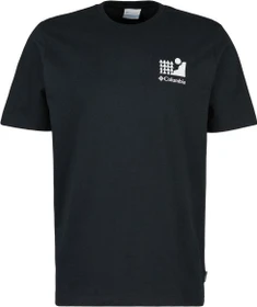 Columbia Explorers Canyon Back Graphic T-Shirt kurzarm black/explore outdoors (Herren)