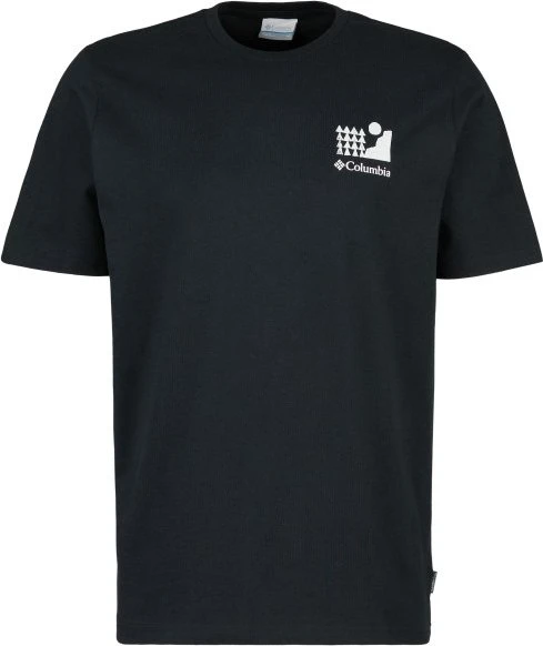 Columbia Explorers Canyon Back Graphic T-Shirt kurzarm black/explore outdoors (Herren)