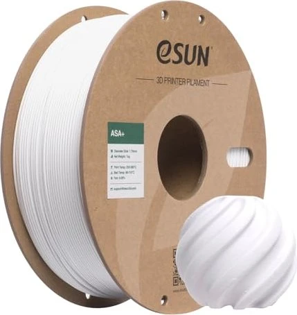 eSUN ASA+, Kaltes Weiß, Spule, 1.75mm, 1.00kg