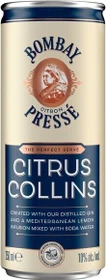 Bombay Citrus Collins 12x 250ml
