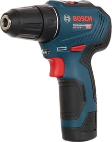 Bosch Professional GSR 12V-30 Akku-Bohrschrauber inkl. Tasche + 2 Akkus 2.0Ah + Zubehör