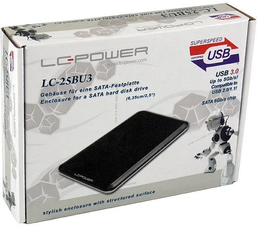 LC-Power LC-25BU3, USB 3.0 Micro-B