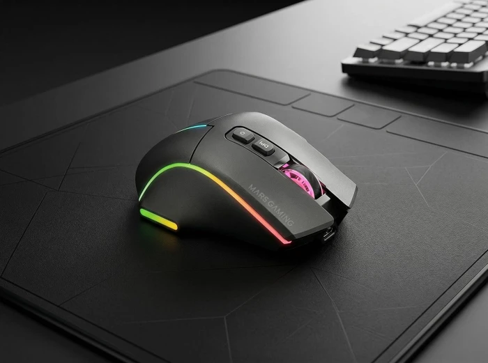 Mars Gaming MMW-VECTOR Tri-Mode Wireless schwarz, USB/Bluetooth