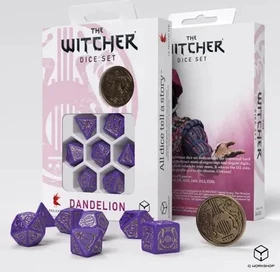 Q-Workshop Würfelset The Witcher - Dandelion - Viscount de Lettenhove
