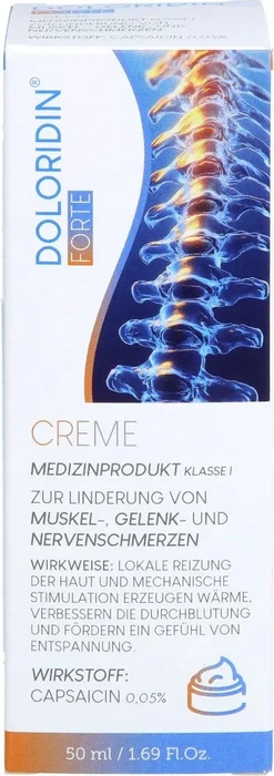 Vitabay Doloridin Forte wärmende Schmerzcreme, 50ml