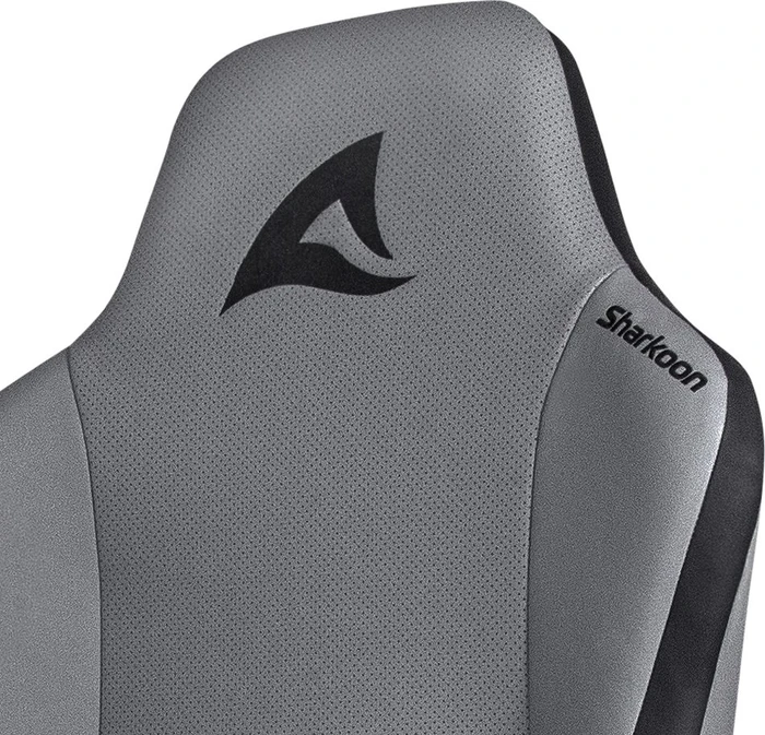 Sharkoon Skiller SGS40 Kunstleder Gamingstuhl, grau/schwarz