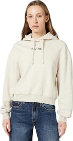 Tommy Hilfiger Classic Script Fleece Hoodie heather oatmilk (Damen)