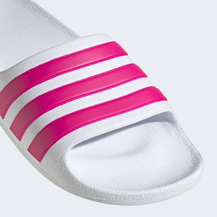 adidas Aqua Adilette cloud white/real magenta (Junior)