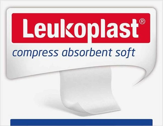 BSN medical Leukoplast Compress Absorbent soft steril, 10 x 20cm, 25 Stück