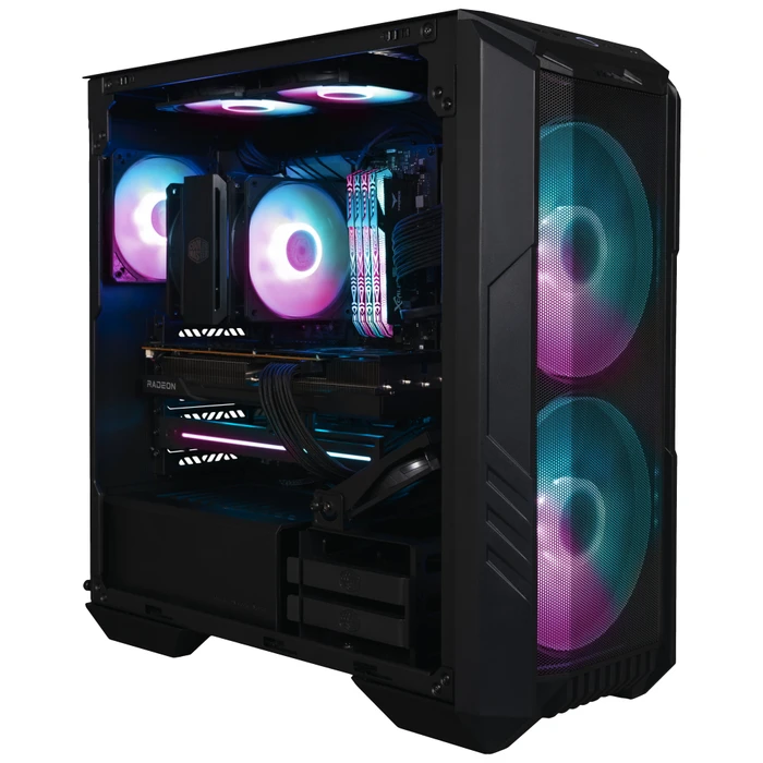 Cooler Master HAF 500, schwarz, Glasfenster