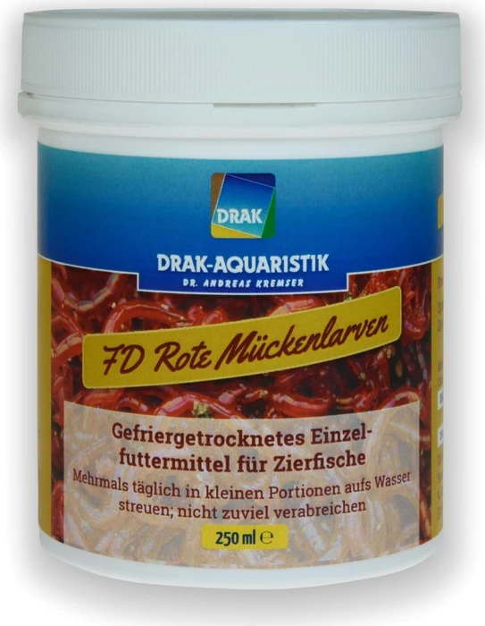 DRAK-Aquaristik FD Rote Mückenlarven, Dose, 250ml
