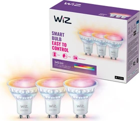 WiZ Spot LED 4.7-50W GU10 PAR16 RGB, 3 Stück
