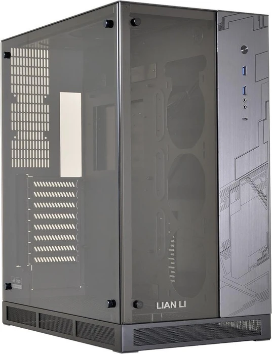 Lian Li O11 ROG Edition, Glasfenster