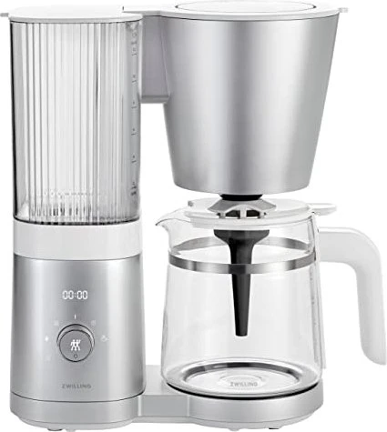 Zwilling Enfinigy Kaffeemaschine 1.5l silber/weiß