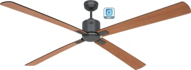 CasaFan Eco Neo III 180 BG-SW/TK WiFi Deckenventilator schwarz/teak/basaltgrau