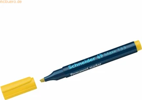 Schneider Maxx 133 Permanentmarker gelb, 10er-Pack
