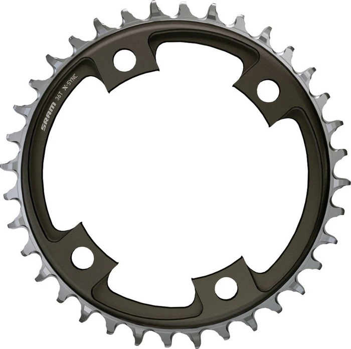 SRAM X-Sync Road 36 Zähne Kettenblatt blast black