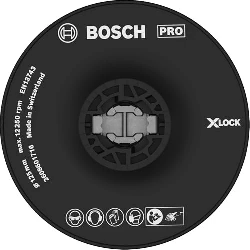 Bosch Professional X-LOCK Stützteller für Winkelschleifer hart, 125mm