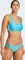 adidas 3-Streifen V-Back Bikini-Set lucid cyan/white (Damen) Vorschaubild