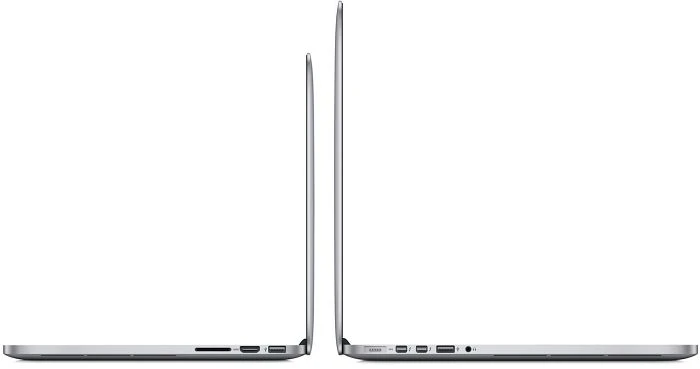 Apple MacBook Pro 15.4" Retina, silber, Core i7-4770HQ, 16GB RAM, 256GB SSD, DE [Mid 2015]