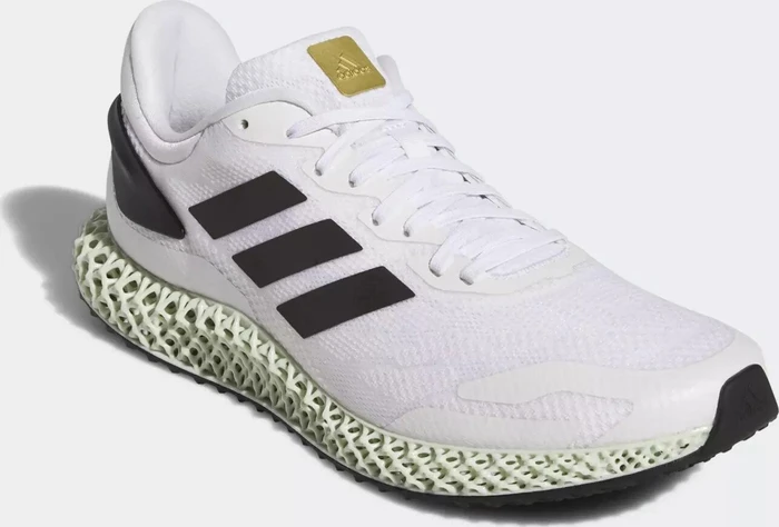 adidas 4D Run 1.0 cloud white/core black/gold metallic