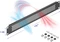 DeLOCK 19" Blindpanel, gelocht, schwarz, 1HE Vorschaubild