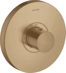Hansgrohe Axor ShowerSelect rund Thermostat brushed bronze