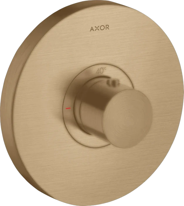 Hansgrohe Axor ShowerSelect rund Thermostat brushed bronze