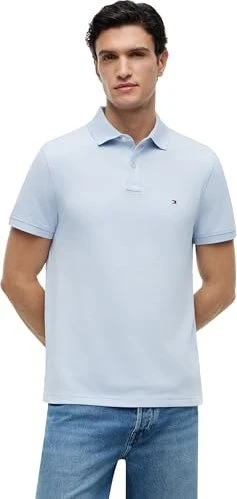 Tommy Hilfiger 1985 Regular Fit Poloshirt kurzarm breezy blue (Herren)
