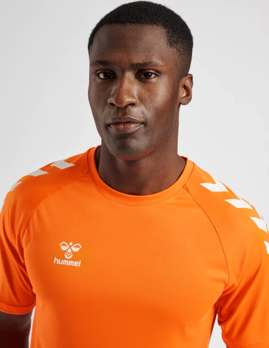 hummel Core XK Funktionsshirt kurzarm orange tiger (Herren)