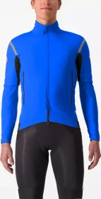 Castelli Perfetto RoS 2 Convertible Fahrradjacke azzurro italia/silver reflex (Herren)