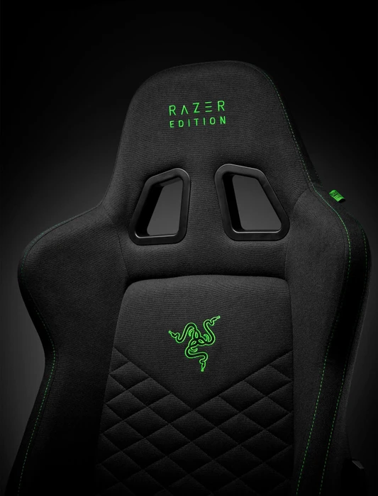 Razer Tarok Natrix Stoff Gamingstuhl, schwarz/grün