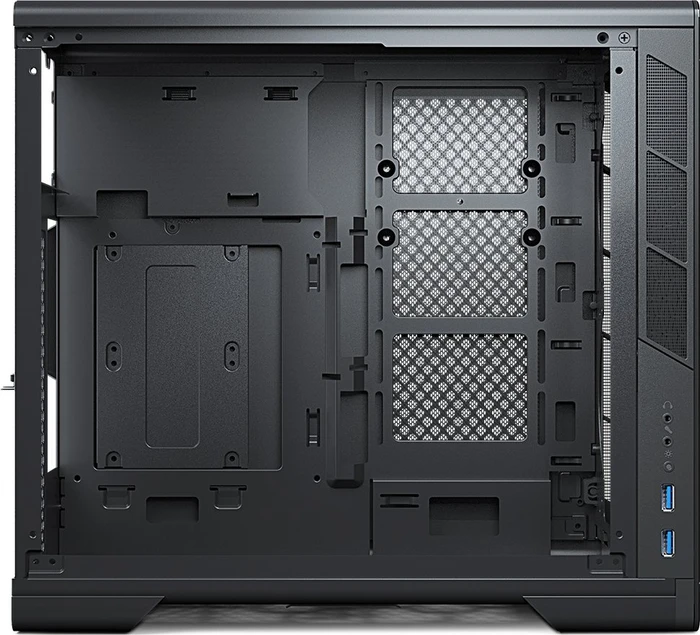MetallicGear / MagniumGear Neo G Mini [V2], schwarz, Glasfenster, Mini-ITX