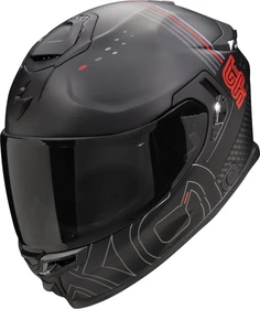 Scorpion EXO-GT SP Air Techlane matt schwarz/grau/rot