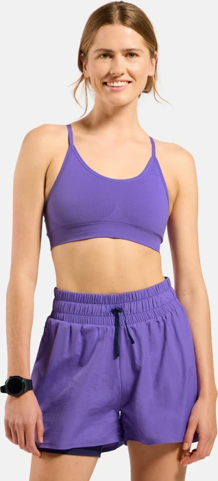 Odlo Seamless Soft Reversible Sport-BH afterparty/grey melange (Damen)