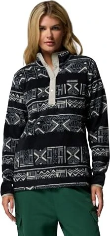 Columbia Benton Springs Half Snap Fleece Print Pullover black/deschutes days (Damen)