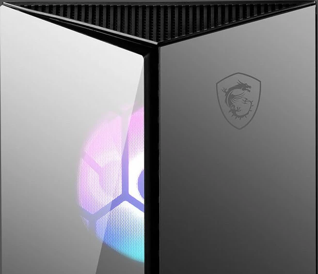 MSI MPG Gungnir 110R, schwarz, Glasfenster