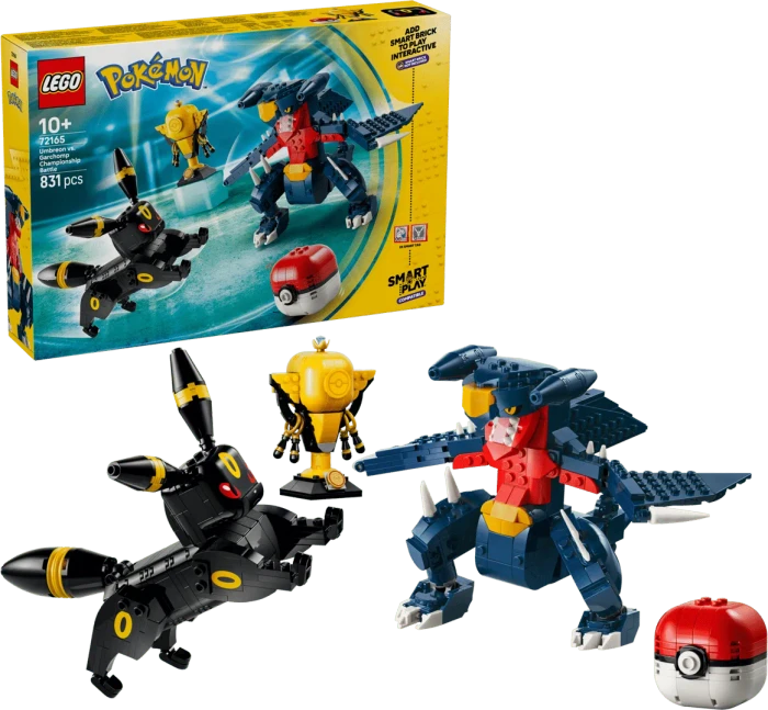 LEGO Pokémon SMART Play - Nachtaras und Knakracks Duell um die Meisterschaft