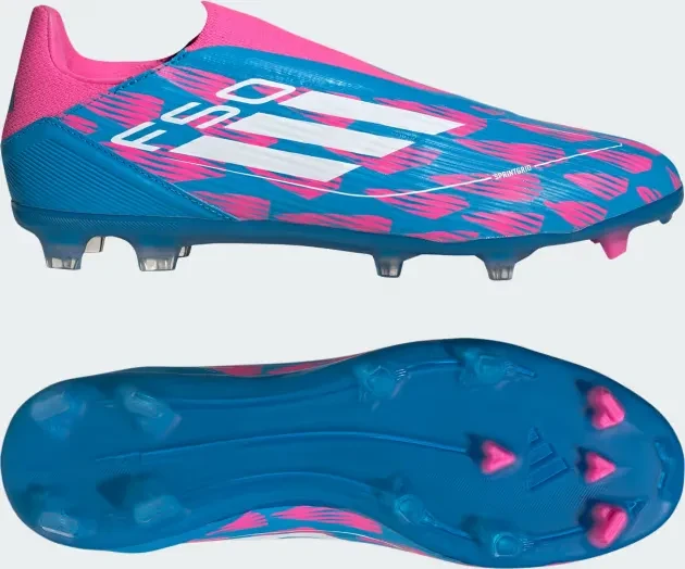 adidas F50 League Laceless FG/MG solar blue/cloud white/solar pink