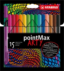 STABILO pointMax ARTY sortiert, 15er-Set, Etui