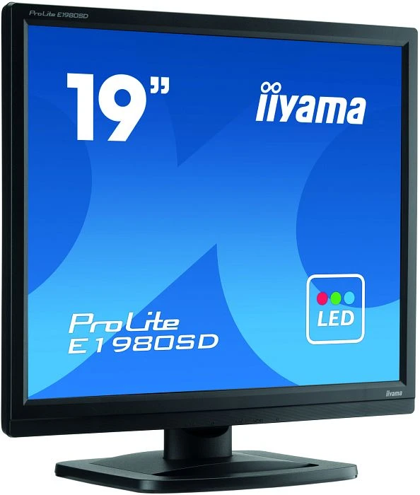 iiyama ProLite E1980SD-B1, 19"