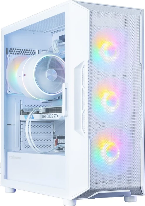 Zalman i3 Neo, weiß, V2, Glasfenster