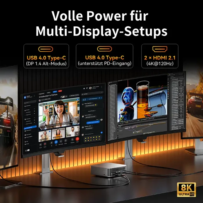 Geekom A9 Max, Ryzen AI 9 HX 370, 32GB RAM, 2TB SSD